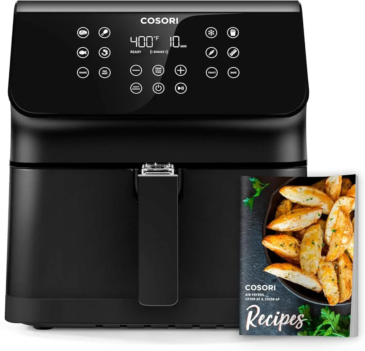 Nutrition & Fitness Station - 12-in-1 Air Fryer 5.8QT, Toast, Bake,