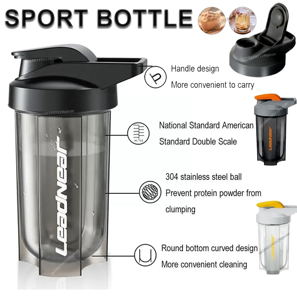 Portable Protein Shaker 500ml  - đánh giá và giá Protein Shaker Bottle