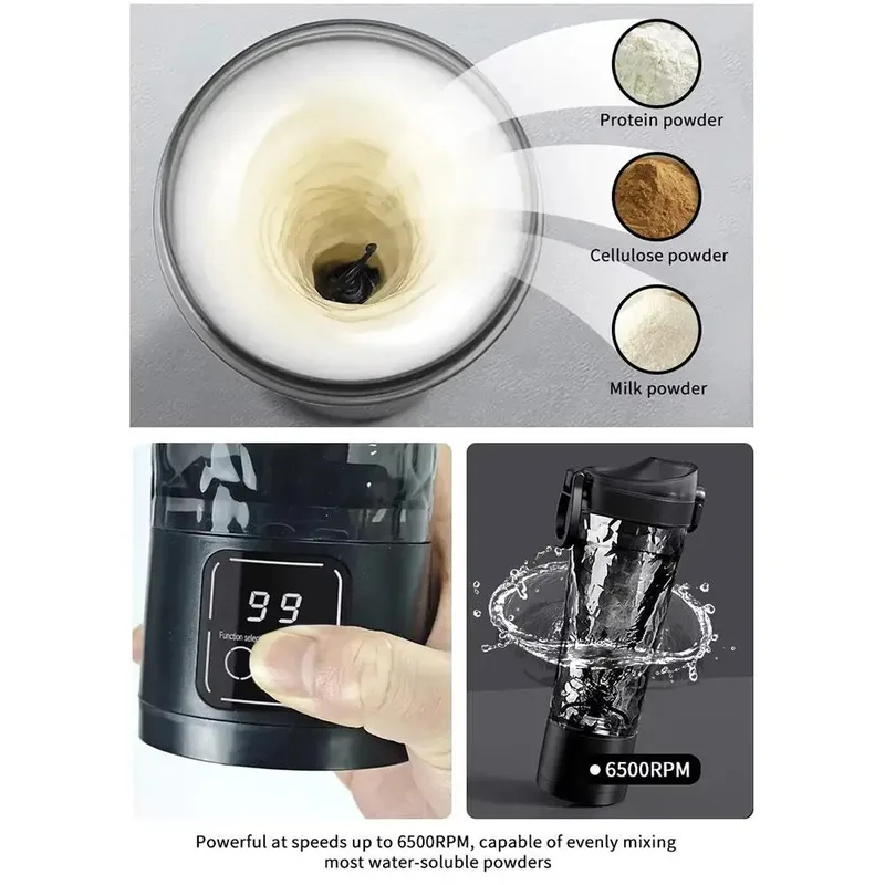 New In Auto Mixing Cup 3 speed - đánh giá và giá Protein Shaker Bottle