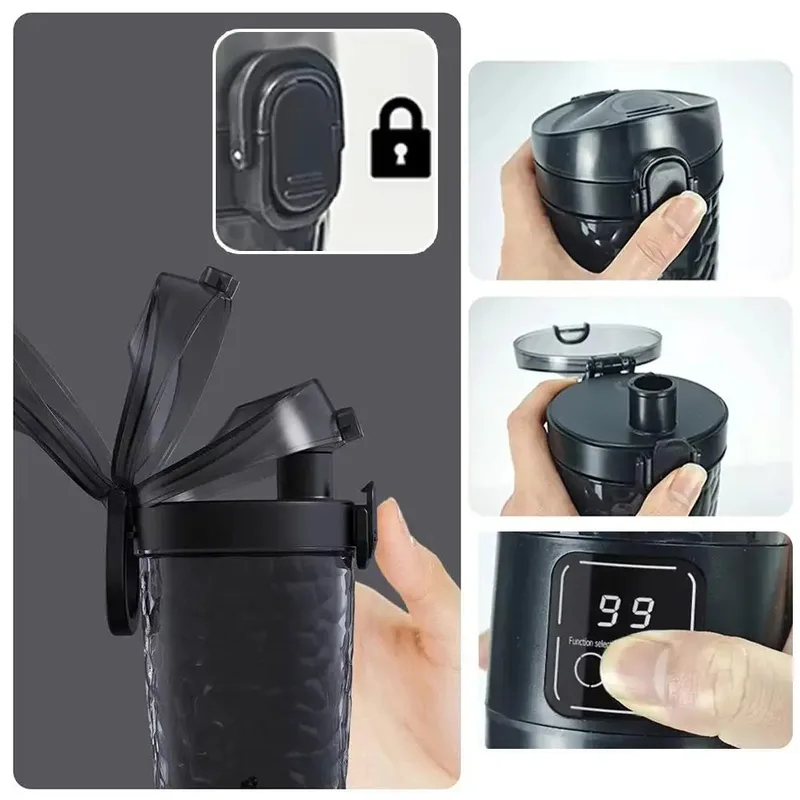 3 Speed Electric Auto Mixing C - đánh giá và giá Protein Shaker Bottle