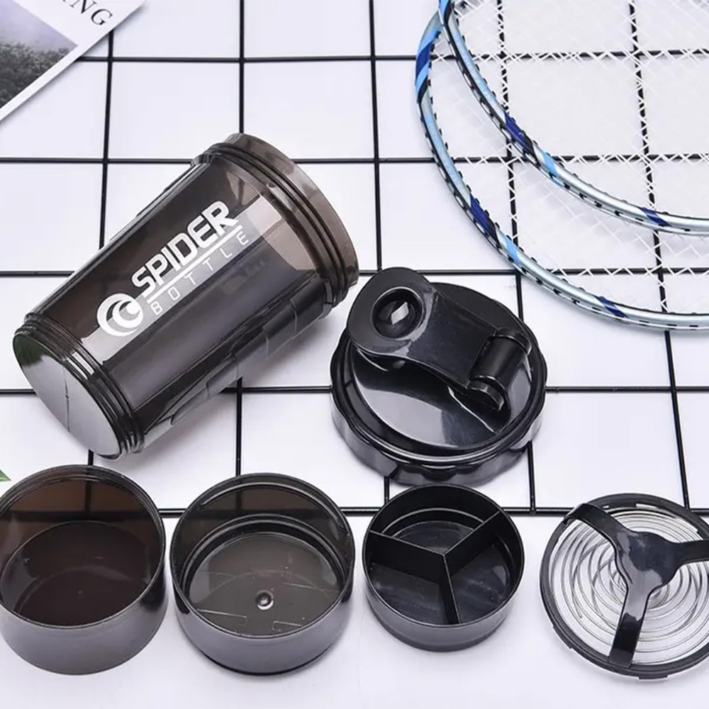 3 Layers Shaker Protein Bottle - đánh giá và giá Protein Shaker Bottle