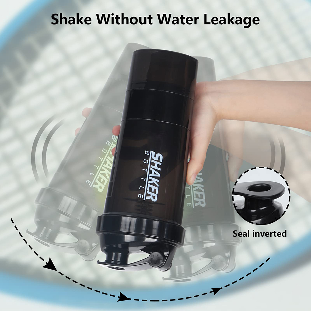 3 Layers Shaker Protein Bottle - đánh giá và giá Protein Shaker Bottle